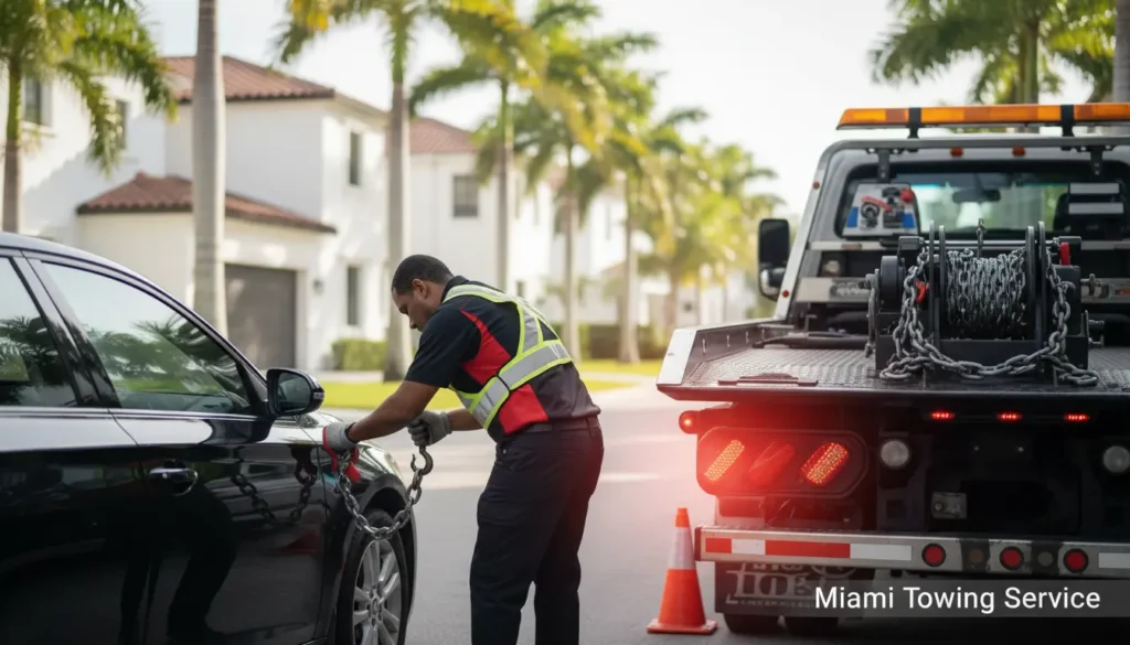 Miami Towing Emergencies: What to Do Step-by-Step - Miami Towing Service Miami